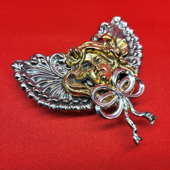 Jane Angel Pin Brooch Signed - Picture 6 of 12